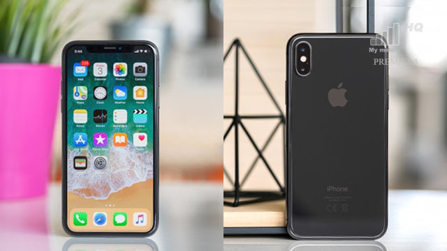 Apple iPhone X brzydki ciężki gruby duże ramki ekranu wyświetlacza