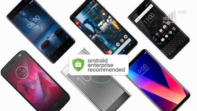 Android Enterprise Recommended wymagania dla biznesowych telefonów smartfonów