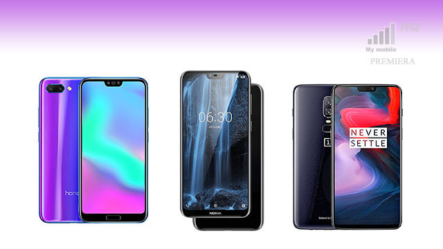 huawei honor 10 nokia x6 oneplus 6 cena opinie specyfikacja ekran wyswietlacz z notch