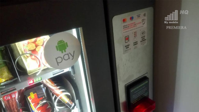Płatności zbliżeniowe Google Pay automaty