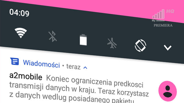 Najładniejsza belka informacyjna Android 7.0 Nougat