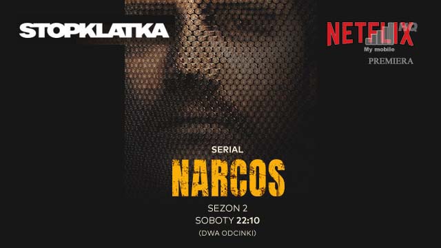 Narcos serial gorsza jakość Stopklatka HD na tle Netflix