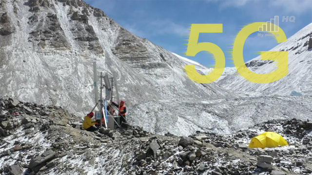 Mount Everest zasięg 5G