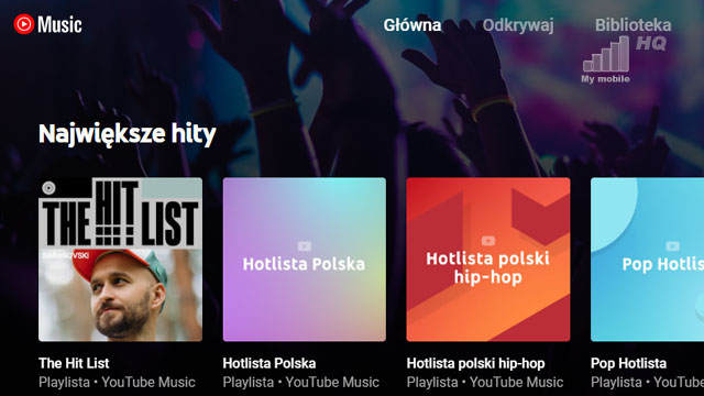 YouTube Music można za darmo odtwarzać własne pliki MP3 z chmury