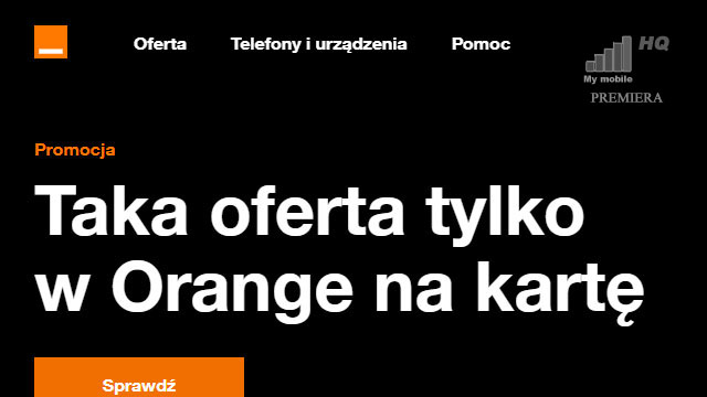 Orange 1 TB na kartę No Limit 360 PLN używane jako Internet domowy stałe łącze
