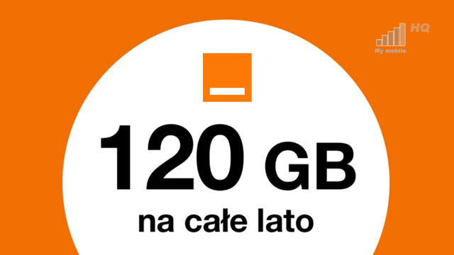 Orange nowy pakiet 120 GB za 15 PLN na lato