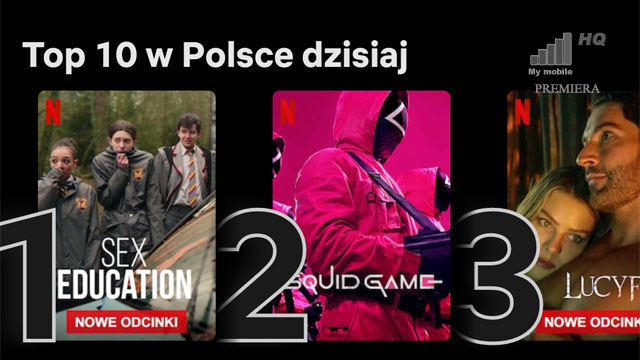 Netflix aplikacja iOS brak TOP 10