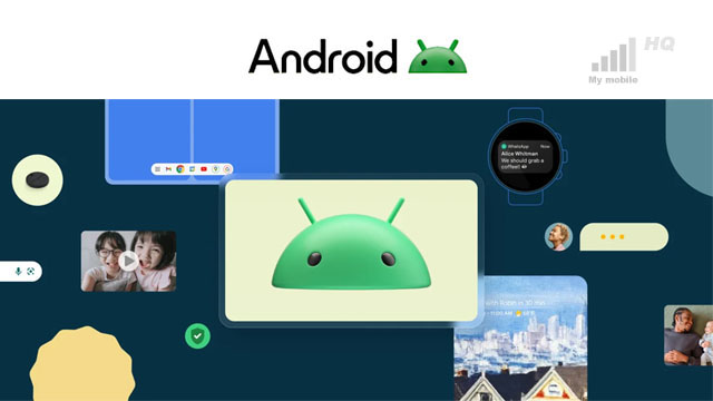 Nowe logo Androida napis