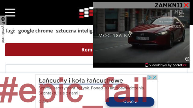 Komercjalizacja internetu nieudana