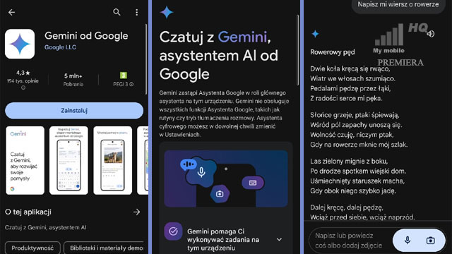 Gemini dostępne Android 10 czy 3 GB RAM zadziała