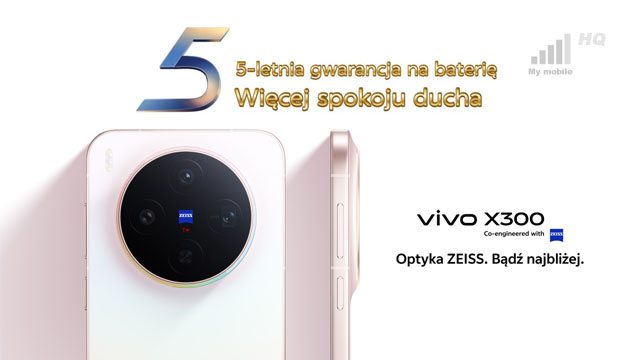 Vivo 5 lat gwarancji na baterię