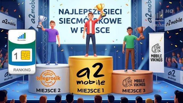 Najlepsza sieć na kartę My mobile RANKING marzec 2026