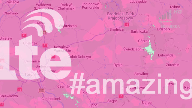 4G LTE duży zasięg dla prawie 100% Polski kraju